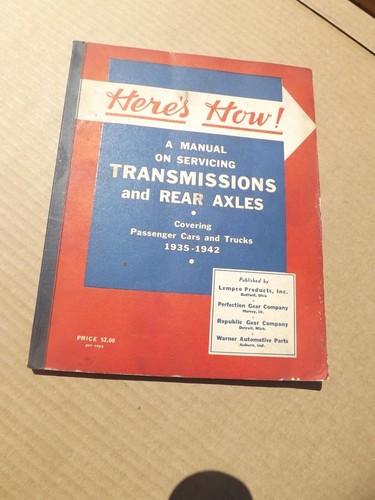 1939 1942 transmission rear - &,