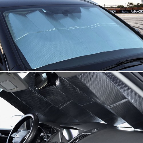 Car front windshield sun visor - front,