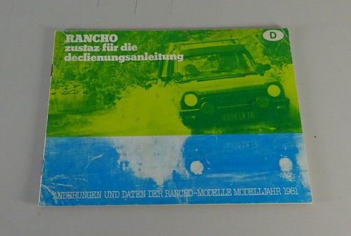 Zusatz-Betriebsanleitung/Manua