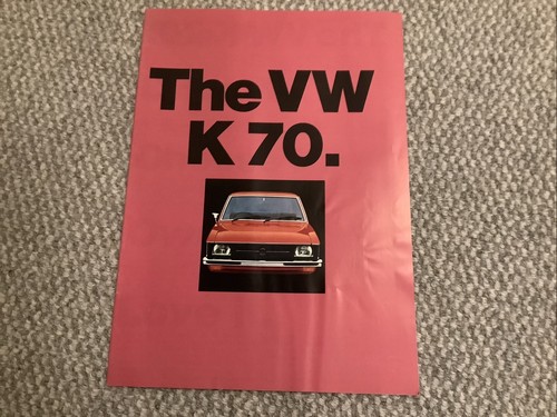 Volkswagen k70 car - volkswagen, brochure