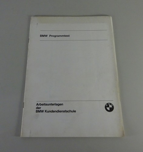 Training material bmw program - training,