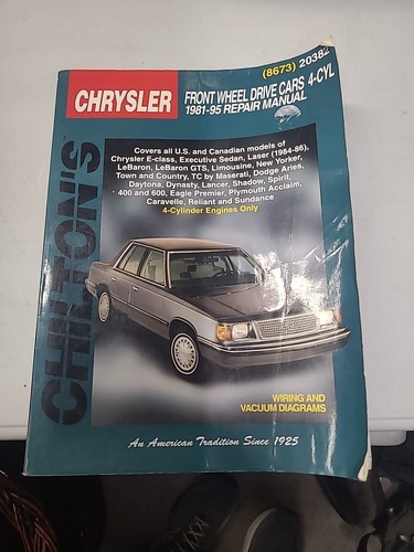 Chilton chrysler front wheel - chrysler,