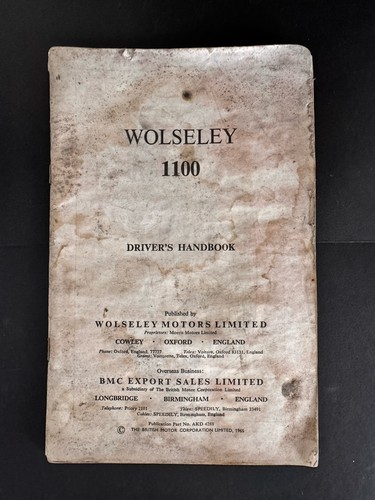 Original 1965 wolseley - original,