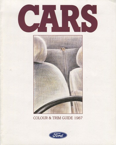 Car brochure ford colour - car,