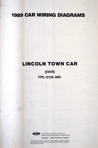 1989 lincoln town car large - lincoln,