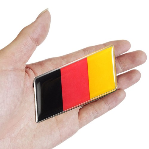 2pcs german flag logo - 3d,
