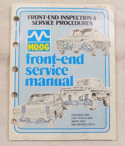 1982 moog front end - front-end, service