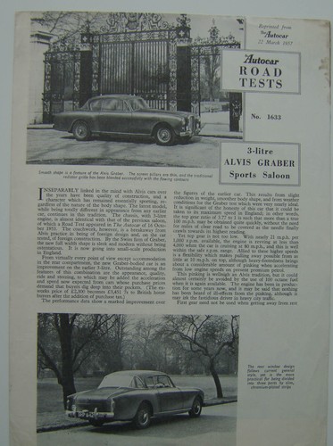 Alvis litre graber sports - litre,