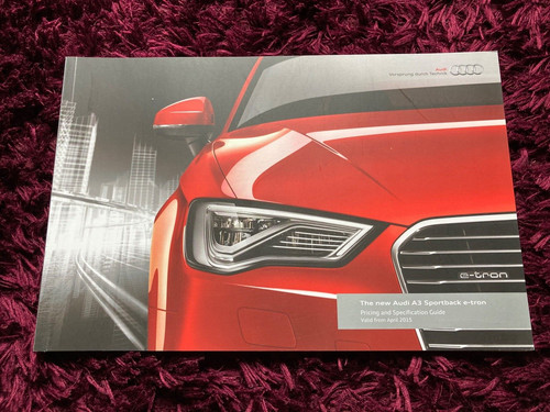 Audi sportback tron - a3, e-tron