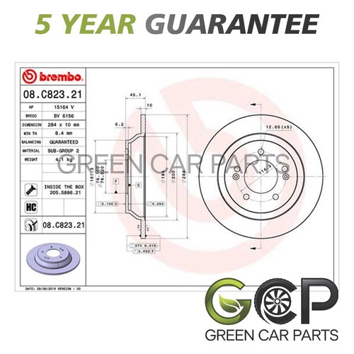 Brake discs rear gcp fits - discs,