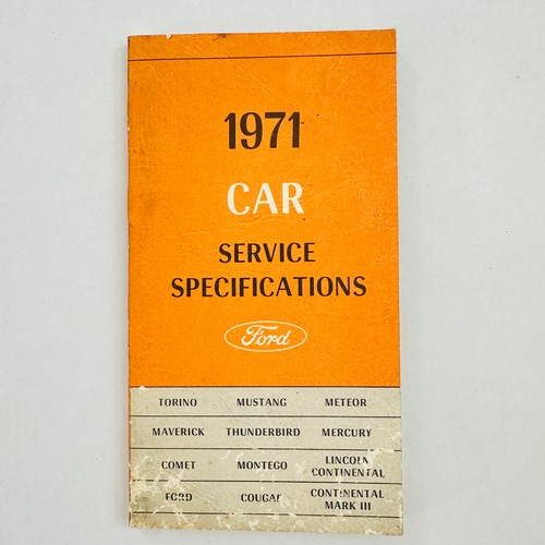 1971 ford car service - 1971,