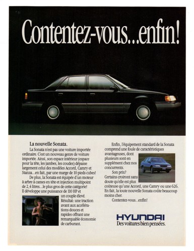 1989 hyundai sonata - sonata, vintage
