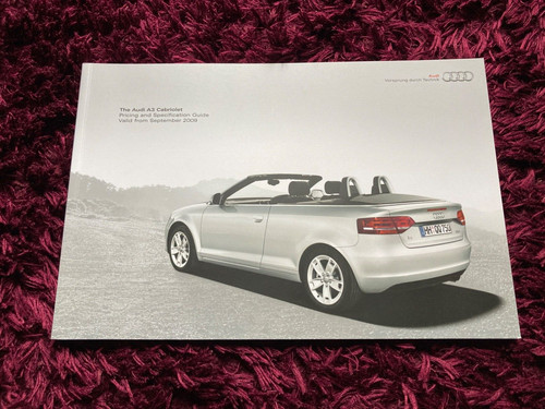 Audi cabriolet brochure - cabriolet,