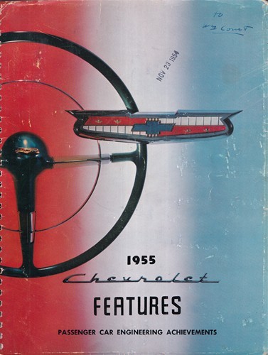 1955 chevrolet car engineering - chevrolet,