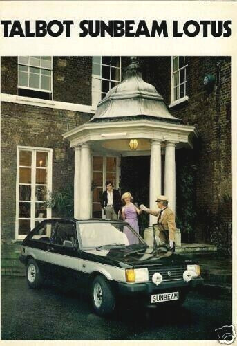 Talbot sunbeam lotus 1981 1982 - lotus, 1981-1982