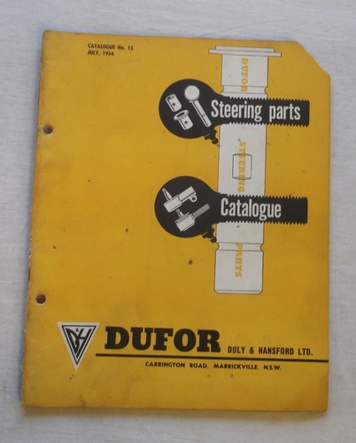 Dufor steering parts catalogue - dufor,