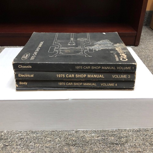 1975 ford car shop manual - car, (vol