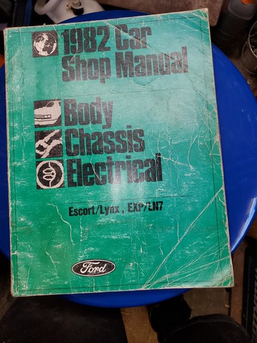 1982 ford car shop manual - shop,