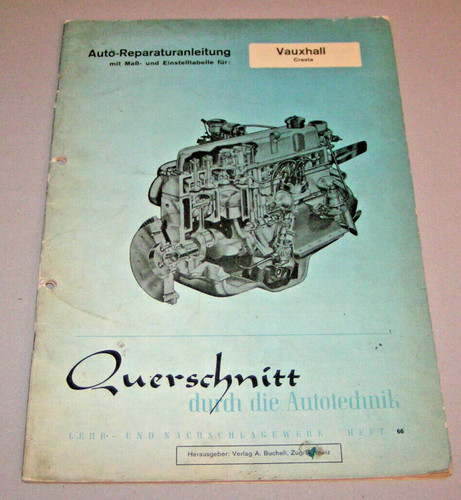 Car repair manual vauxhall - repair,
