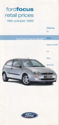 Car price list brochure - car, brochure: