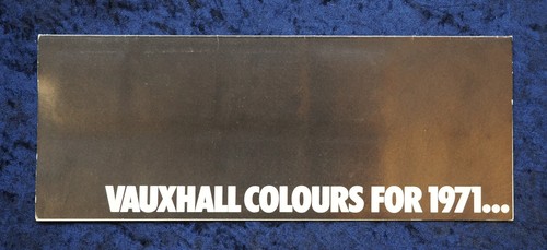 Vauxhall colours for 1971 - for,