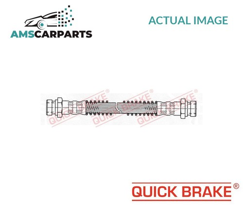 Brake hose line pipe - brake, rear
