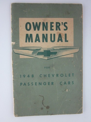 1948 chevrolet car owner s - chevrolet, /