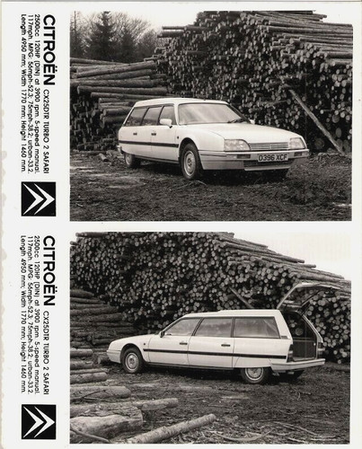 Citroen safari dtr turbo - cx, 25