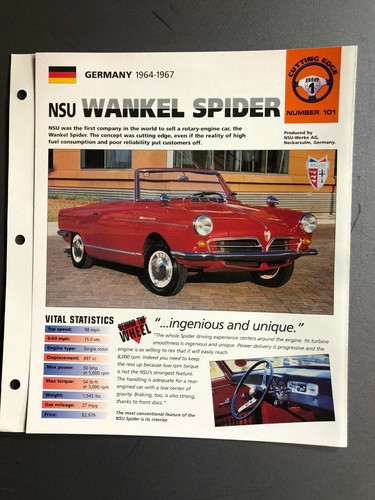 1964 1967 nsu wankel spider - 1964,