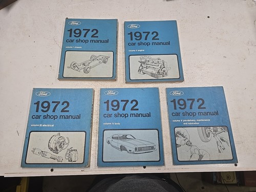 1972 ford car shop manuals - 1972, vol