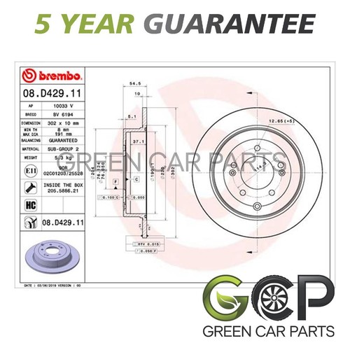 Brake discs rear gcp - brake,