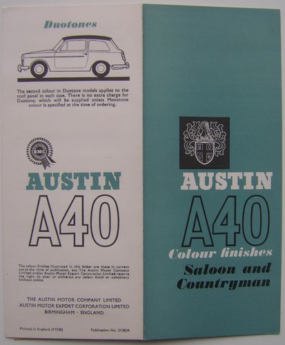 Austin a40 original uk - ii,