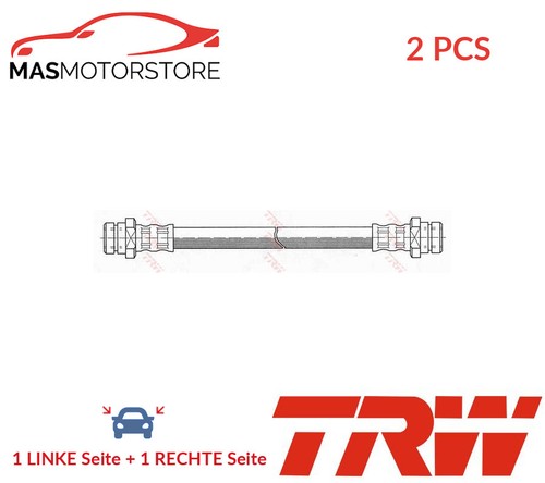 Brake hose line pair - brake,