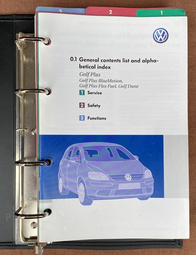 Golf plus handbook - vw,