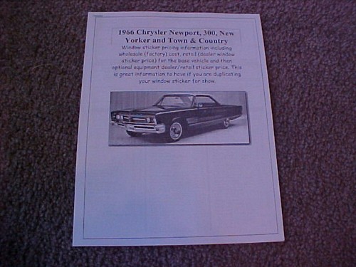 1966 chrysler big car factory - chrysler, big-car
