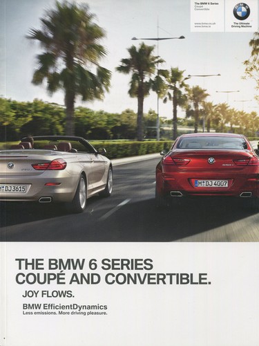 Car brochure bmw 6 series - bmw,
