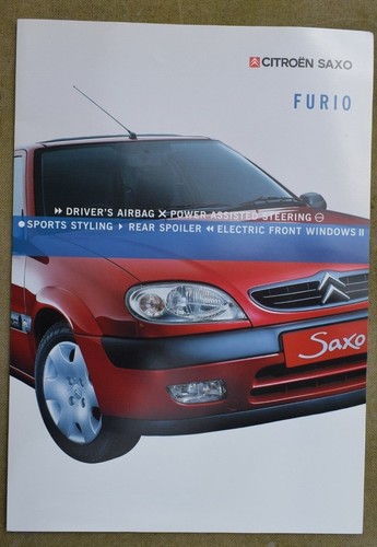 Citroen saxo furio car sales - saxo,