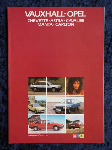 Vauxhall opel range 1982 - opel,