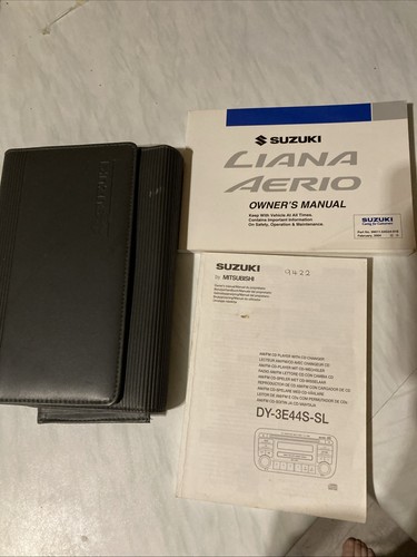 Suzuki liana owners manual cd - suzuki,
