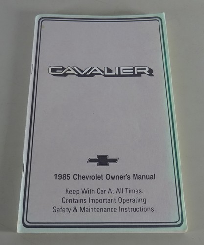 Owner manual handbook - owner's,