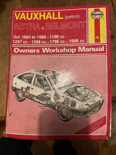 Haynes manual 1136 vauxhall - 1136,
