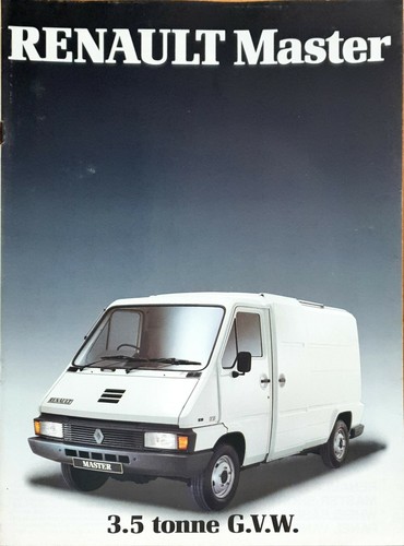 Renault master van brochure - van,
